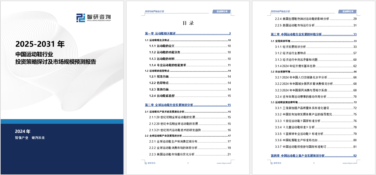 资前景研究报告（2025-2031年）球王会网站中国运动鞋行业发展现状及投(图4)